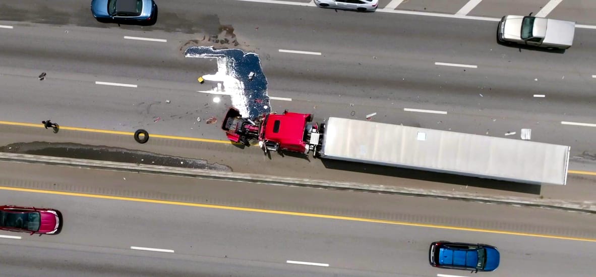 Lorry crash