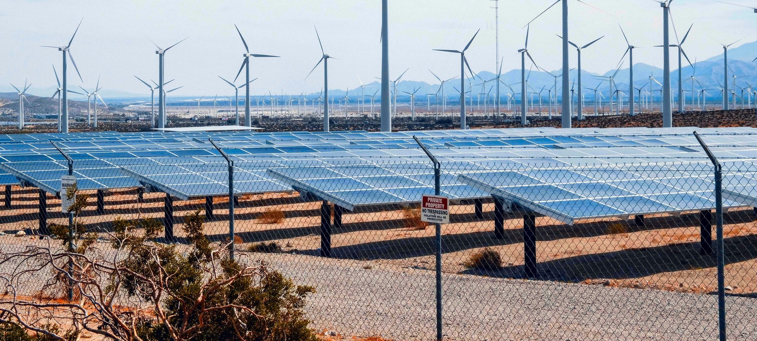 Perimeter solar panels
